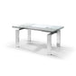 HomeRoots 63" x 35" x 30" Extendable Dining Table