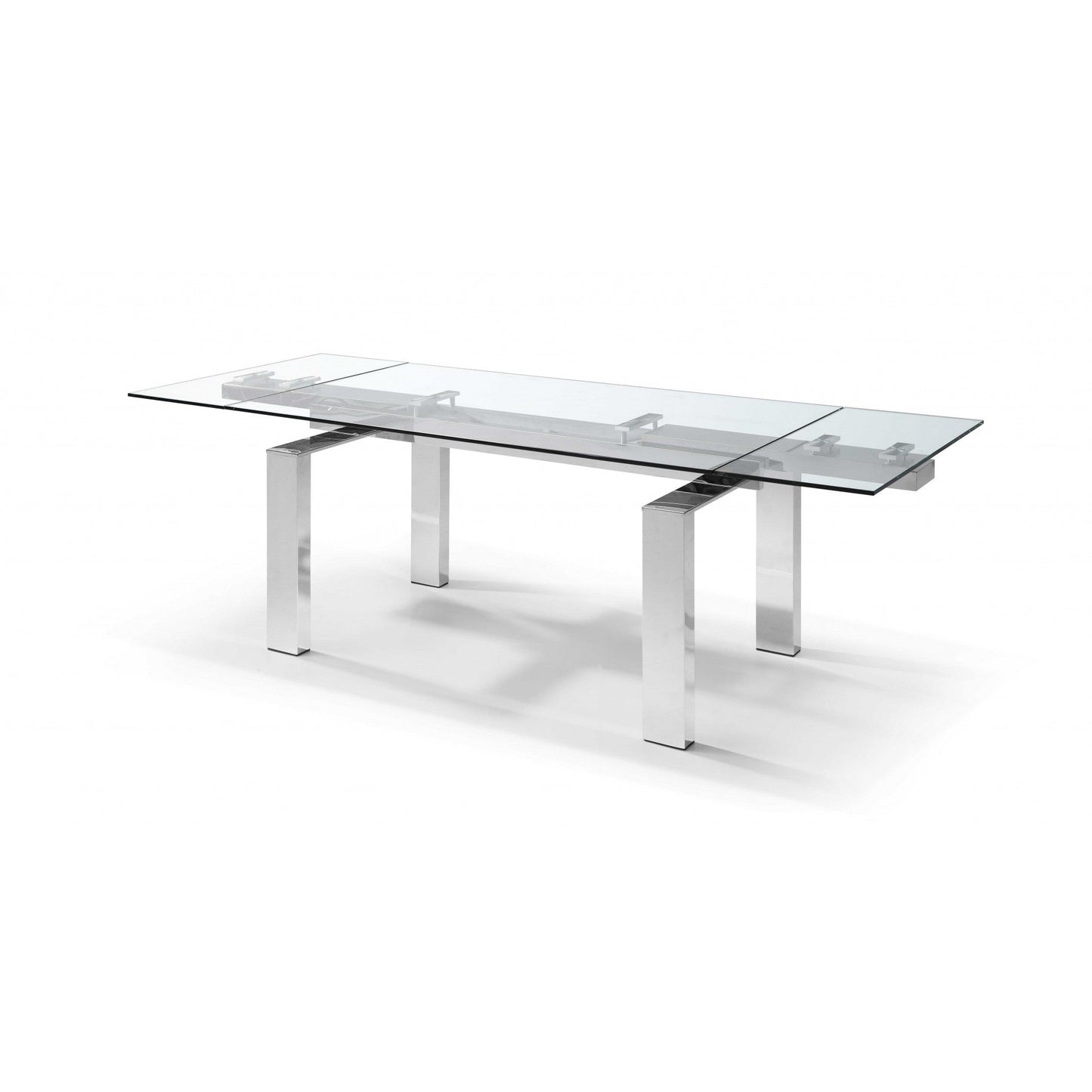 HomeRoots 63" x 35" x 30" Extendable Dining Table