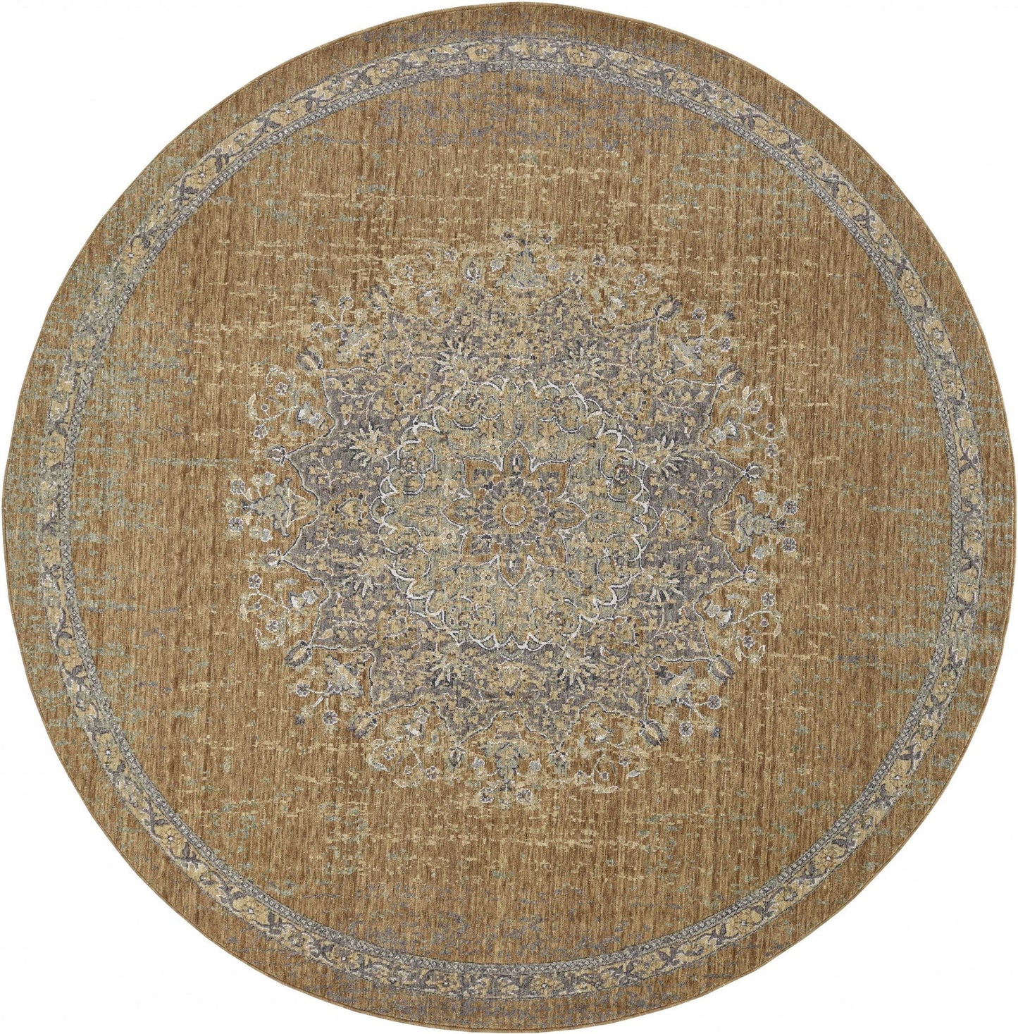 HomeRoots 63" x 91" Coffee Wool Rug