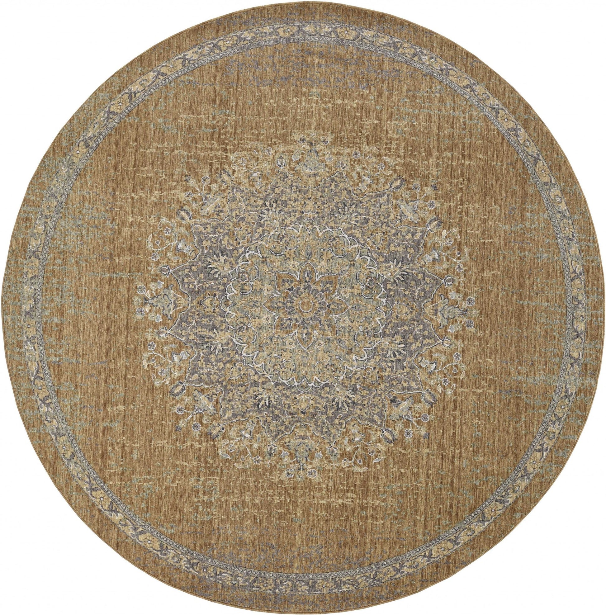 HomeRoots 63" x 91" Coffee Wool Rug