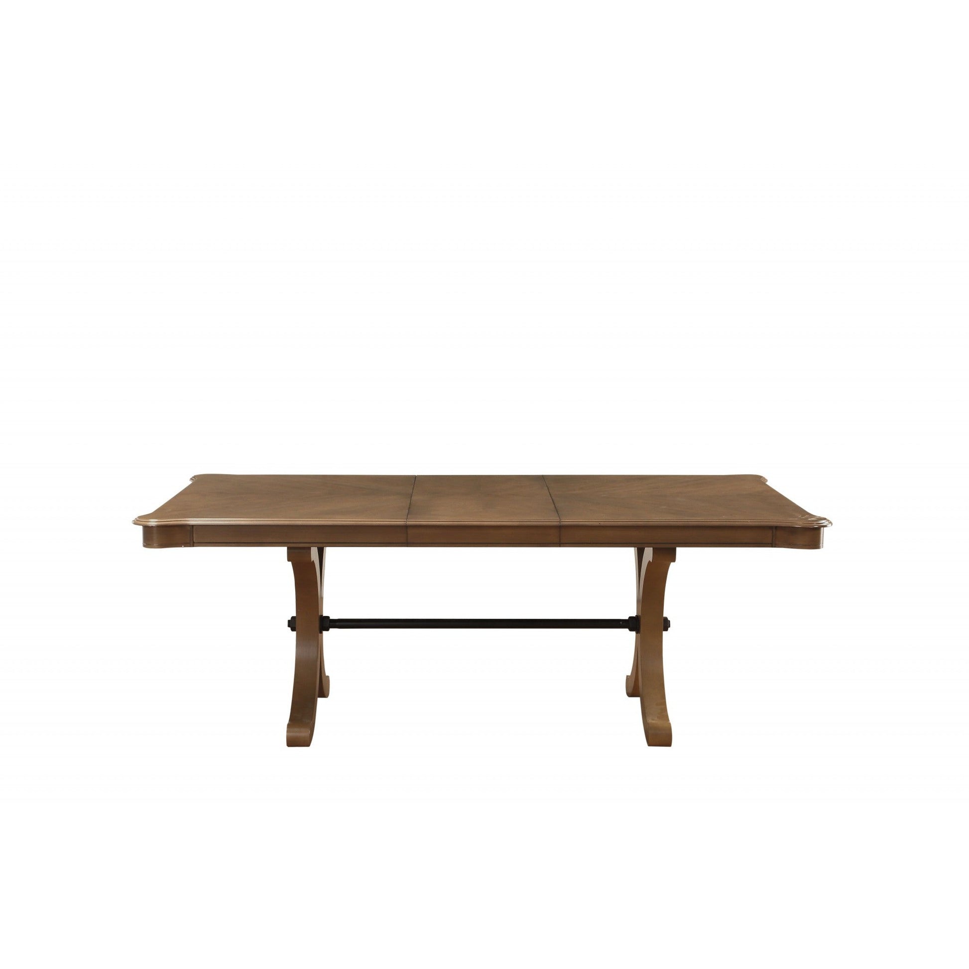 HomeRoots 64-88" x 44" x 30" Dining Table In Gray Oak Finish