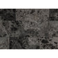 HomeRoots 64" X 64" X 101" Metal Foam Microfiber 3Pcs Dining Set in Grey and Black Finish