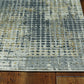 HomeRoots 7' Ivory Grey Machine Woven Abstract Dots Indoor Runner Rug