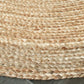 HomeRoots 7' Natural Toned Oval Shaped Area Rug