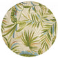 HomeRoots 7' Round UV-treated Polypropylene Sand Area Rug