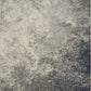 HomeRoots 7' x 10' Charcoal and Ivory Abstract Area Rug