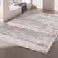 HomeRoots 7' x 10' Gray Abstract Irregular Blocks Area Rug