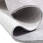 HomeRoots 7' x 10' Gray Distressed Diamonds Area Rug