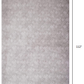 HomeRoots 7' x 10' Gray Distressed Diamonds Area Rug