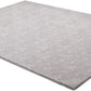 HomeRoots 7' x 10' Gray Distressed Diamonds Area Rug