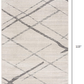 HomeRoots 7’ x 10’ Modern Abstract Pattern Area Rug in Gray Finish