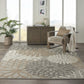 HomeRoots 7' x 10' Natural and Gray Indoor Outdoor Area Rug