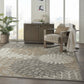 HomeRoots 7' x 10' Natural and Gray Indoor Outdoor Area Rug