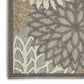 HomeRoots 7' x 10' Natural and Gray Indoor Outdoor Area Rug