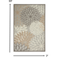 HomeRoots 7' x 10' Natural and Gray Indoor Outdoor Area Rug