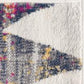 HomeRoots 7' x 10' White Berber Pattern Area Rug