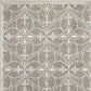 HomeRoots 7' x 11' Grey Geometric Trellis UV Treated Indoor Area Rug