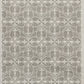 HomeRoots 7' x 11' Grey Geometric Trellis UV Treated Indoor Area Rug