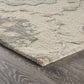 HomeRoots 7' x 9' Ivory Intricate Floral Area Rug