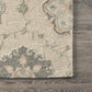 HomeRoots 7' x 9' Ivory Intricate Floral Area Rug