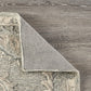 HomeRoots 7' x 9' Light Gray Floral Area Rug