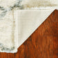HomeRoots 7' x 9' Polypropylene Ivory or Grey Area Rug