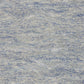HomeRoots 7 x 9 Wool and Viscose Ocean Blue Area Rug
