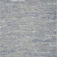 HomeRoots 7 x 9 Wool and Viscose Ocean Blue Area Rug