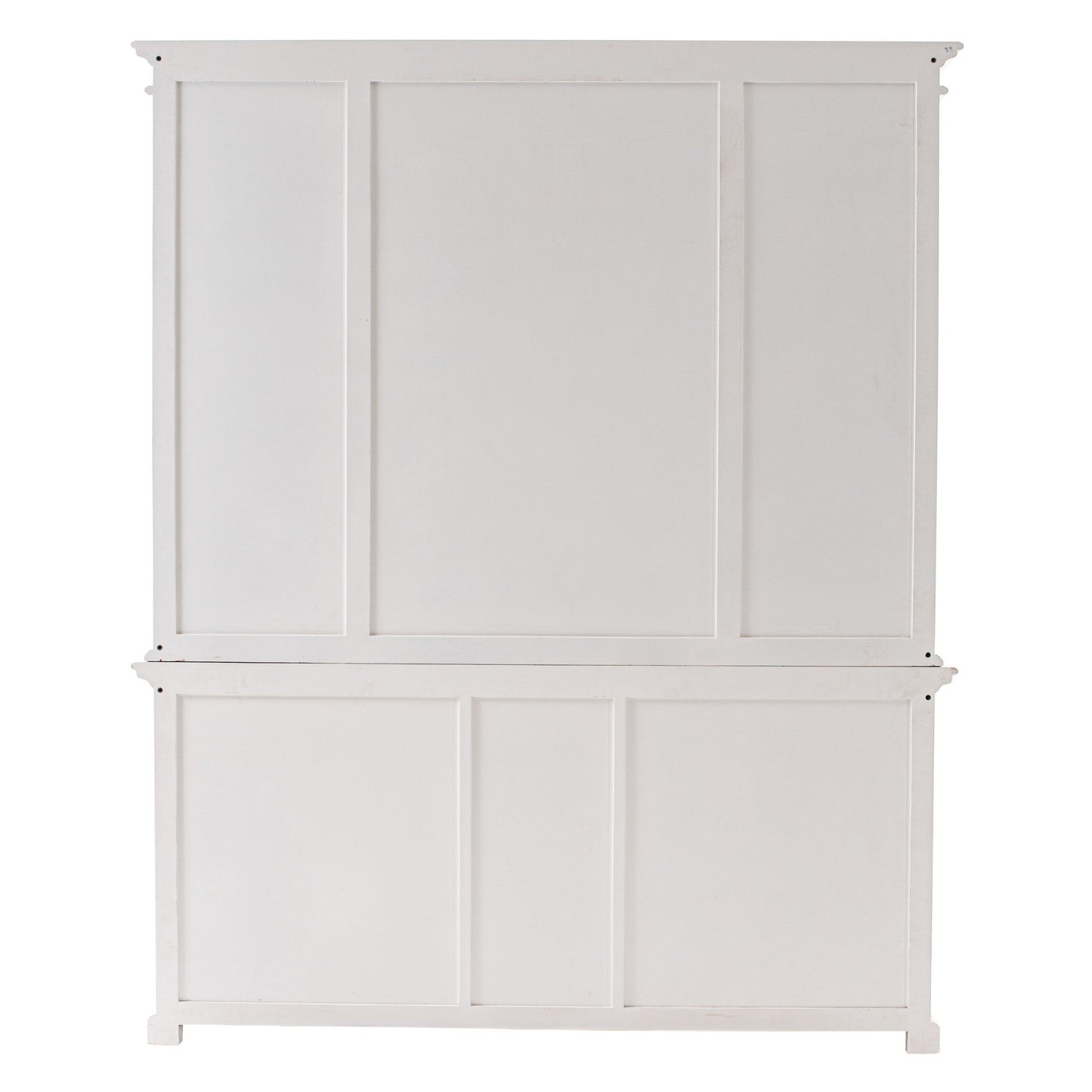 HomeRoots 71" Dining Hutch With Twelve Shelves And Three Drawers in White Finish