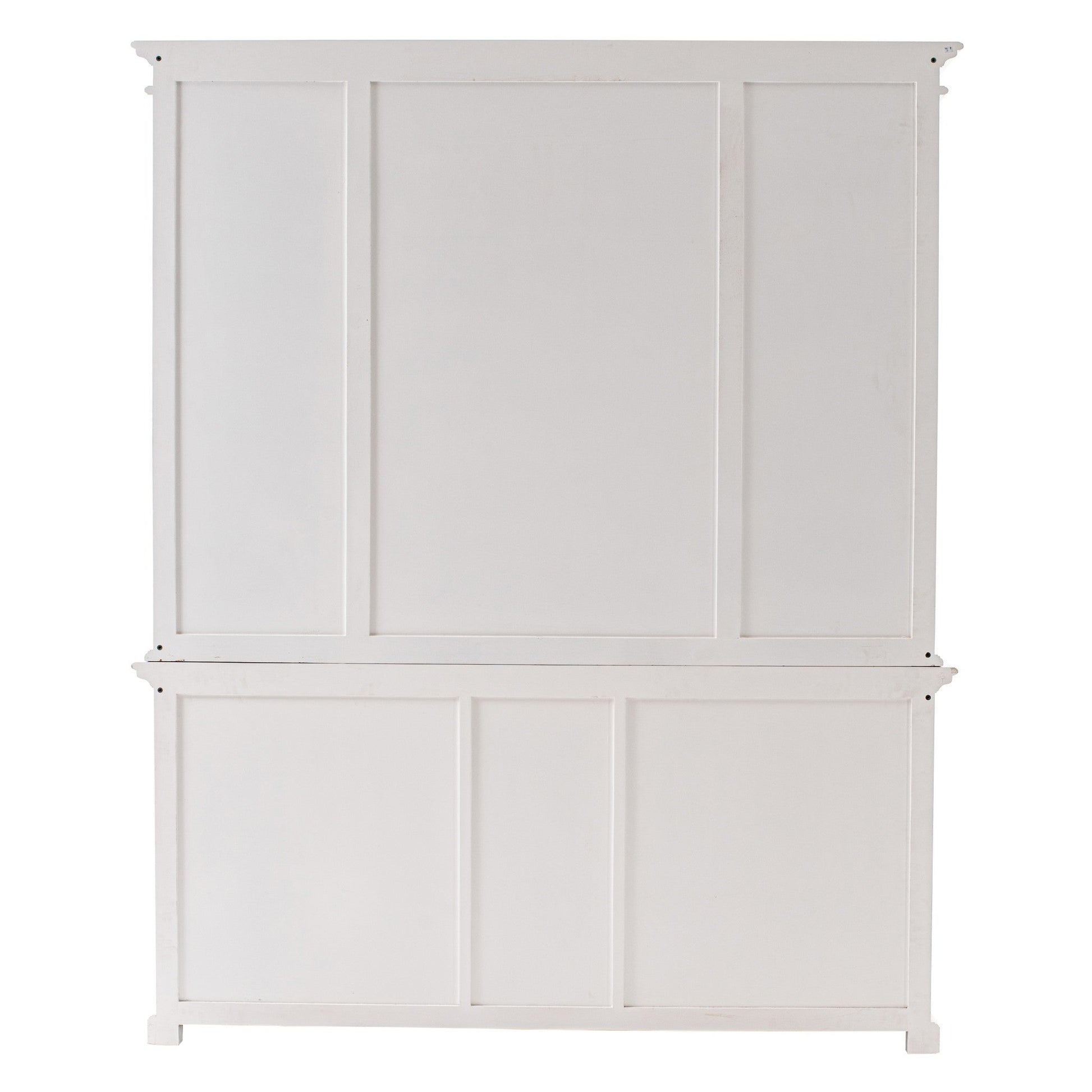 HomeRoots 71" Dining Hutch With Twelve Shelves And Three Drawers in White Finish