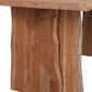 HomeRoots 71" Rectangular Solid Wood Dining Table in Brown Finish