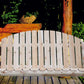 HomeRoots 71" Solid Wood Swing Chair in Natural Finish