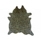 HomeRoots 72" x 84" Leopard Cowhide Rug