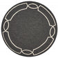 HomeRoots 78" x 114" Onyx Polypropylene Rug