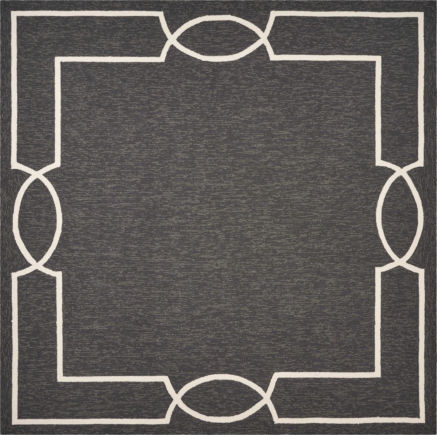 HomeRoots 78" x 114" Onyx Polypropylene Rug