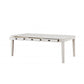 HomeRoots 78" x 42" x 30" Poplar Dining Table In Antique White Finish