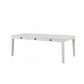 HomeRoots 78" x 42" x 30" Poplar Dining Table In Antique White Finish