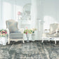 HomeRoots 79" x 114" Slate Polypropylene or Viscose Rug