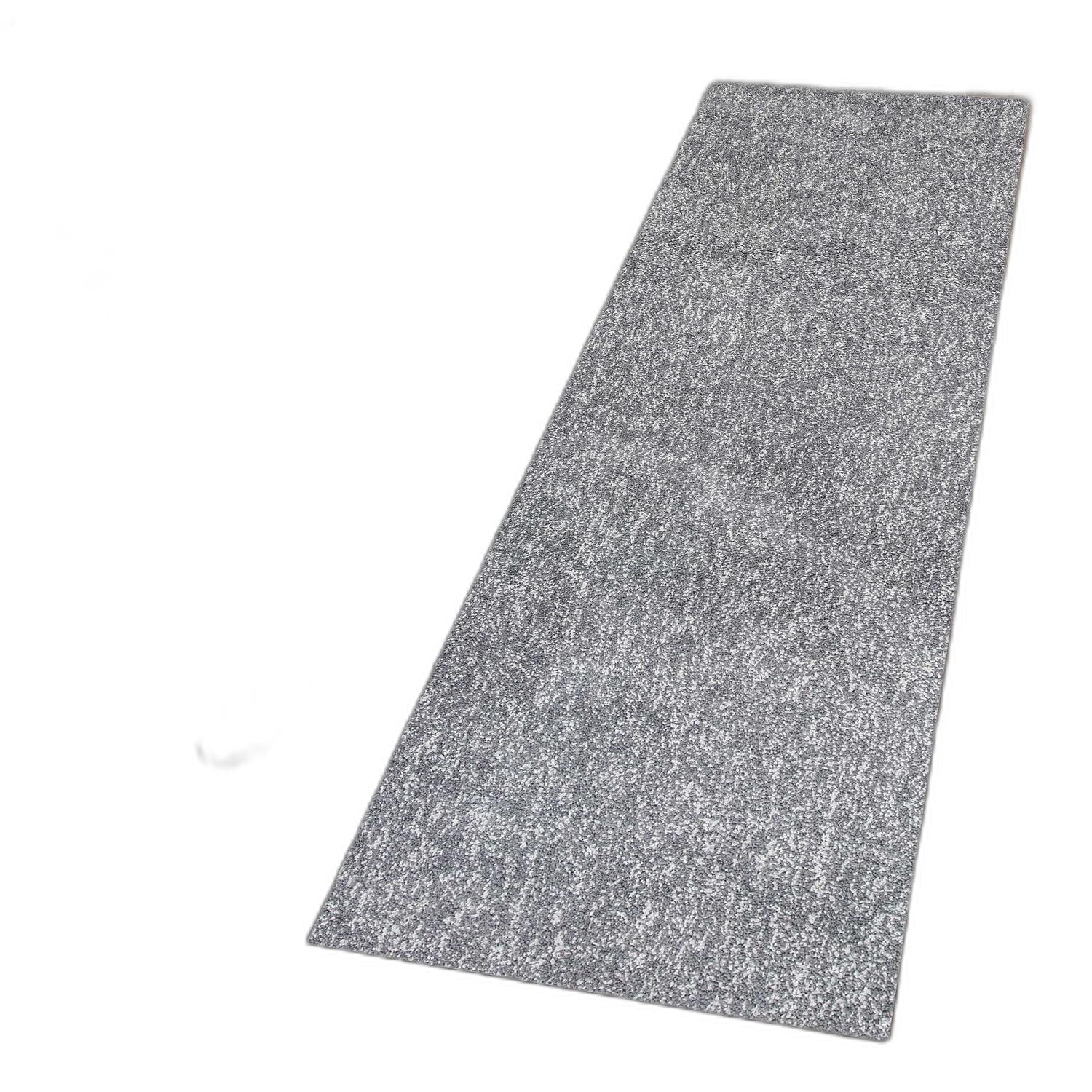 HomeRoots 8' Grey Heather Plain Runner Rug
