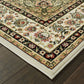 HomeRoots 8' Ivory Beige Machine Woven Oriental Indoor Runner Rug