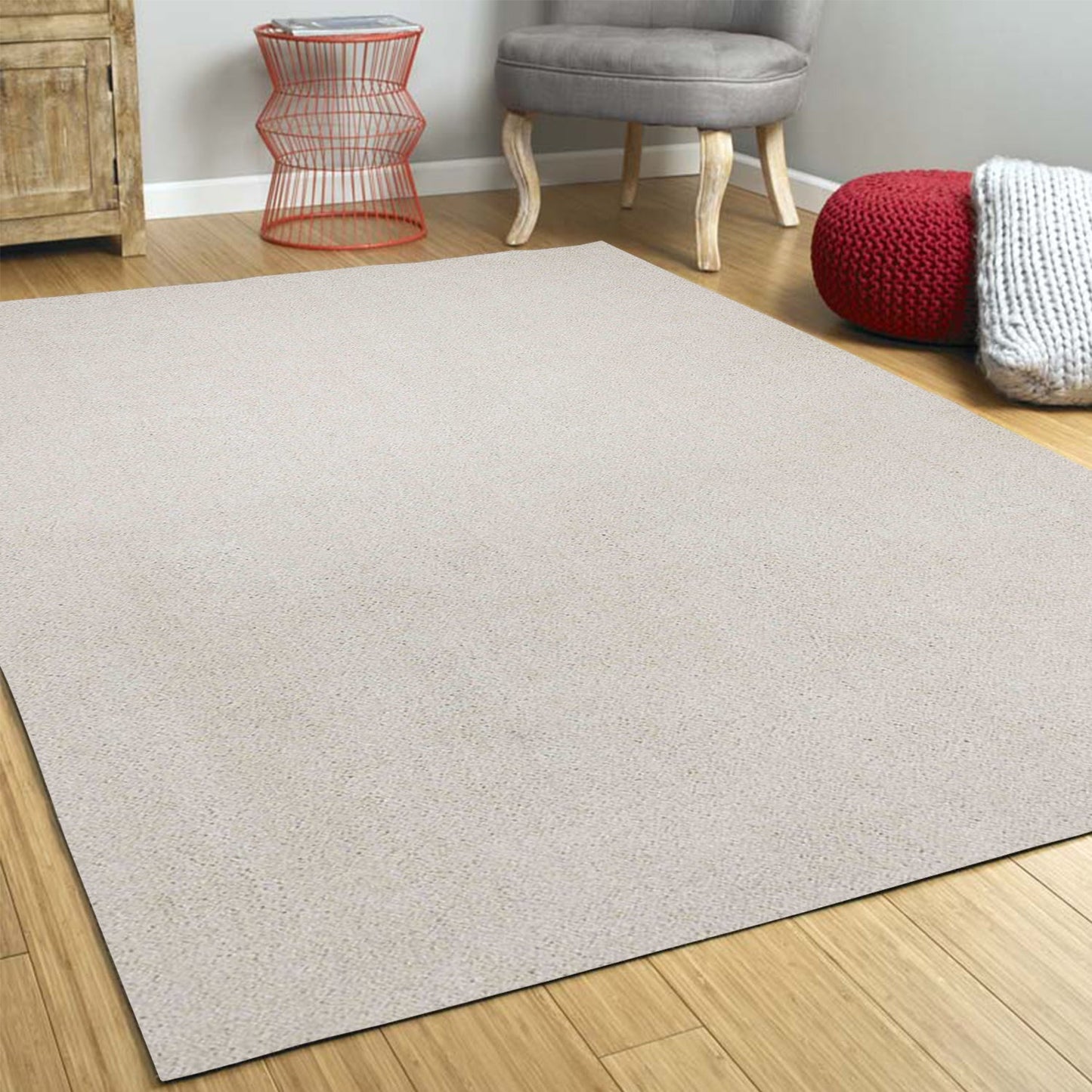 HomeRoots 8' Ivory Indoor Shag Runner Rug