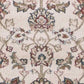HomeRoots 8' Ivory Red Bordered Floral Indoor Runner Rug