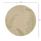 HomeRoots 8' Round Green Palms Indoor Outdoor Area Rug