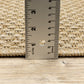HomeRoots 8’ Round Solid Sand Beige Indoor Outdoor Area Rug