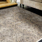 HomeRoots 8' Sand or Charcoal Polypropylene Runner Rug