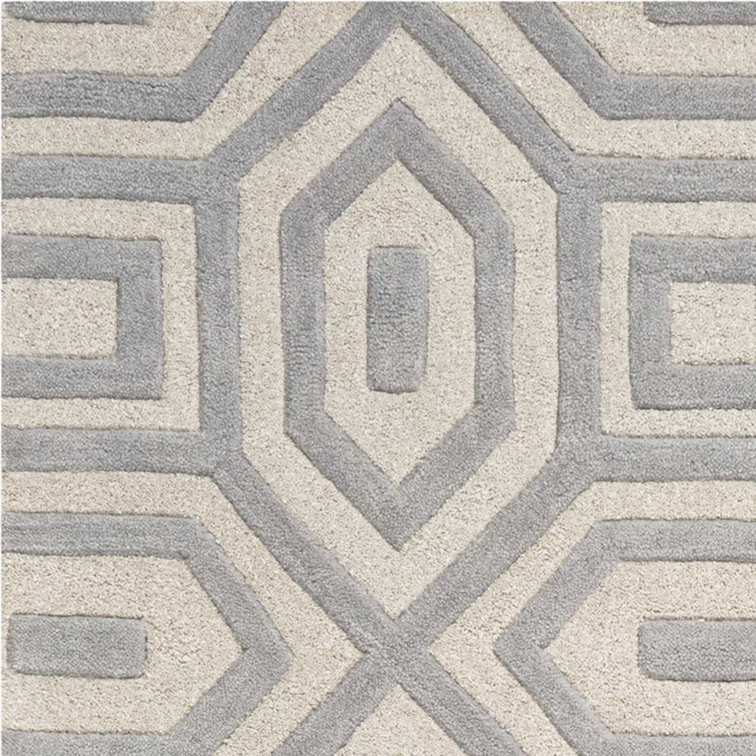 HomeRoots 8' x 10' 6 Wool Grey Area Rug