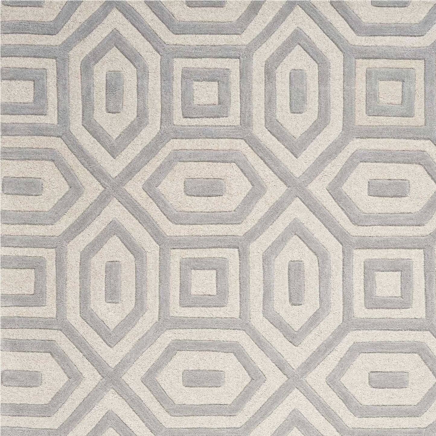 HomeRoots 8' x 10' 6 Wool Grey Area Rug