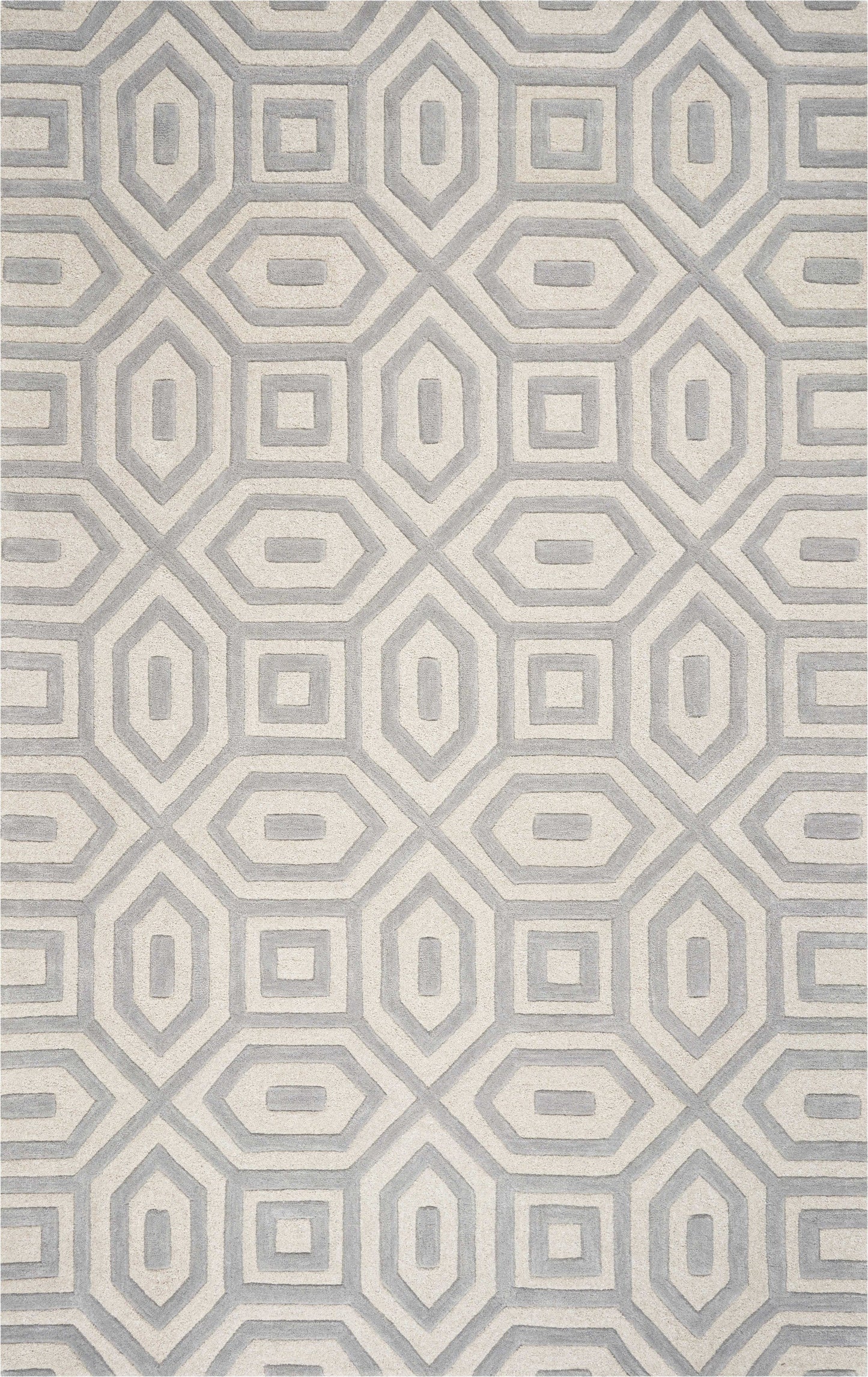 HomeRoots 8' x 10' 6 Wool Grey Area Rug