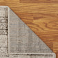 HomeRoots 8' x 10' Beige Abstract Striations Area Rug