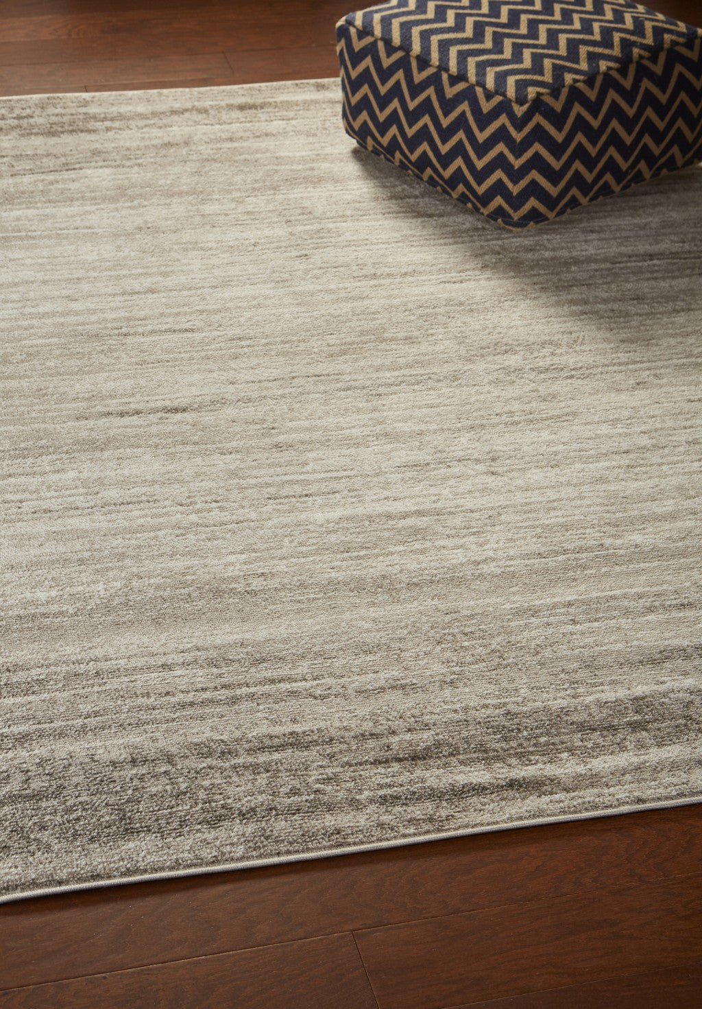 HomeRoots 8' x 10' Beige Abstract Striations Area Rug